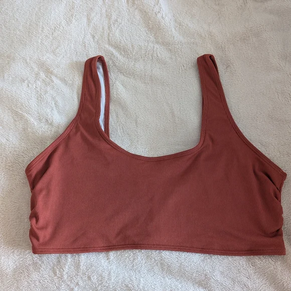 Rust High-Waisted Bikini Set - Picture 2 of 5